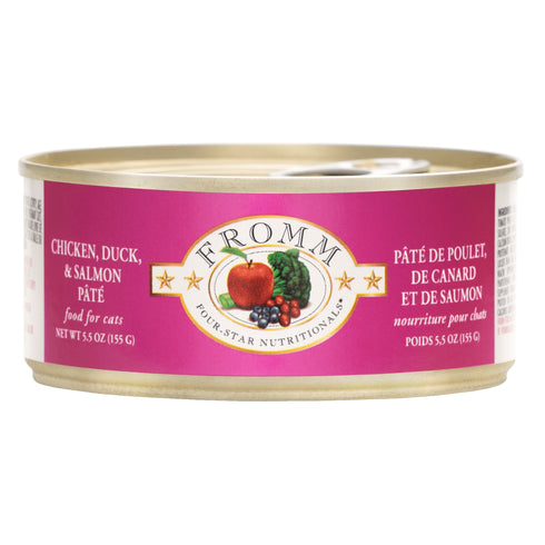 Fromm Chicken, Duck & Salmon Pate Cat Food 5.5oz - Poudre Pet and Feed Supply